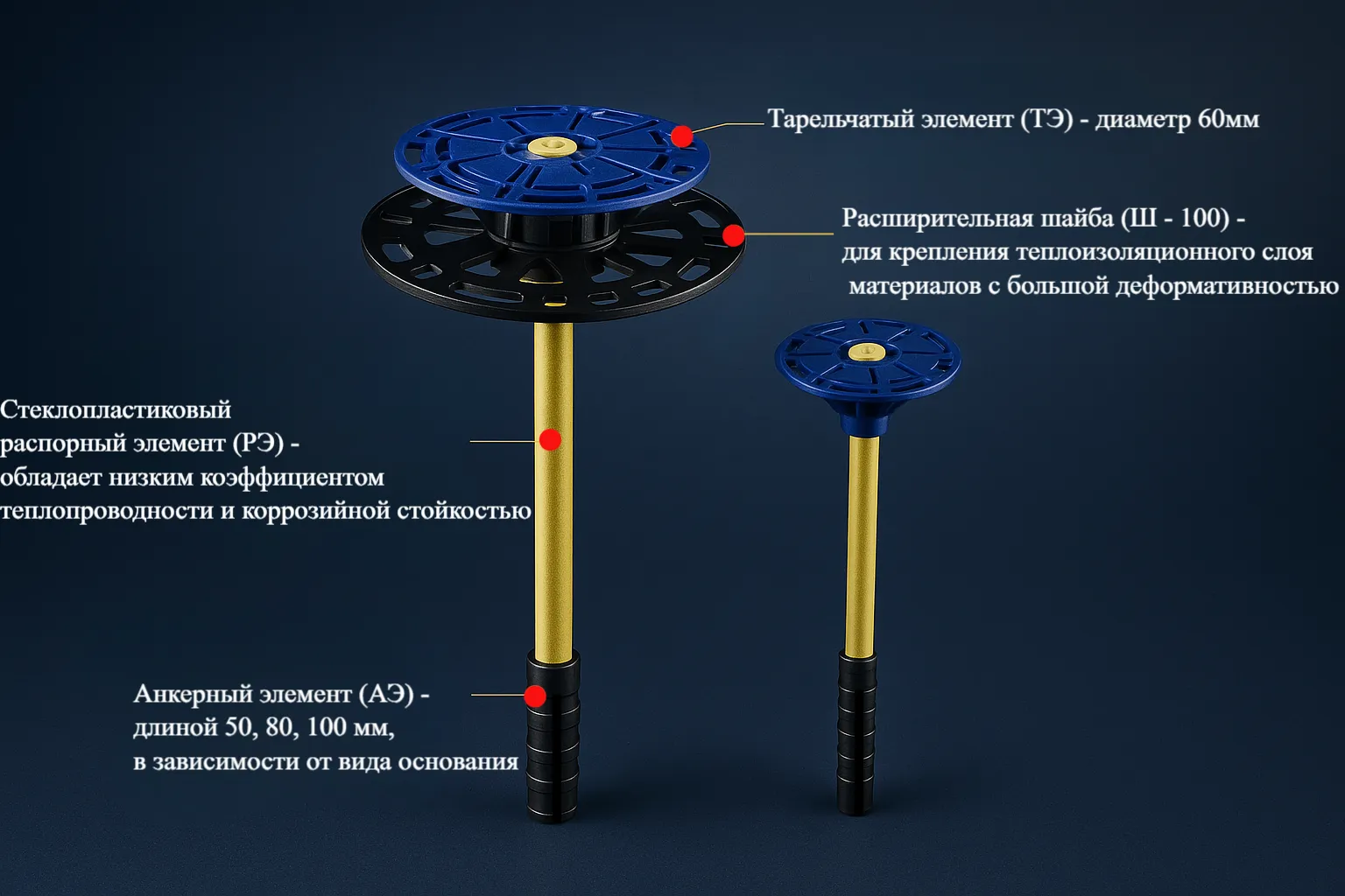 Тарельчатый элемент ТЭ60 информационный блок