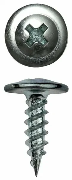 Саморез с прессшайбой 4,2х19 острый (штучно)