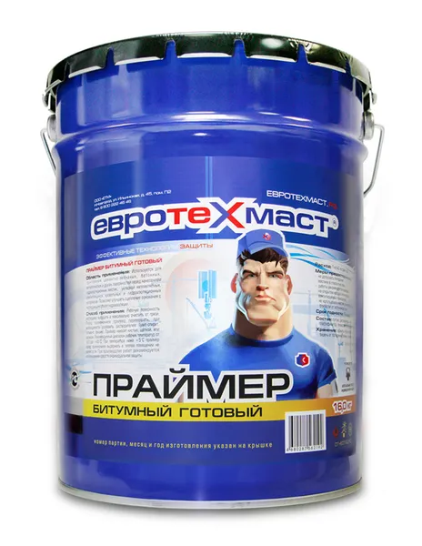 Праймер битумный готовый ЕвроТехМаст 16кг главный вид товара
