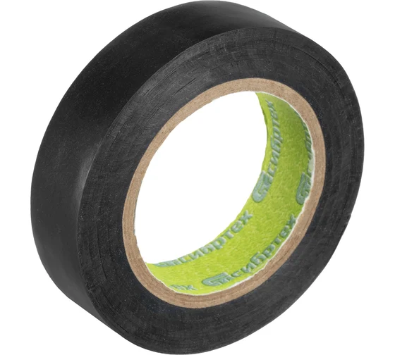 Изолента Сибртех ПВХ 15 мм х 10 м черная