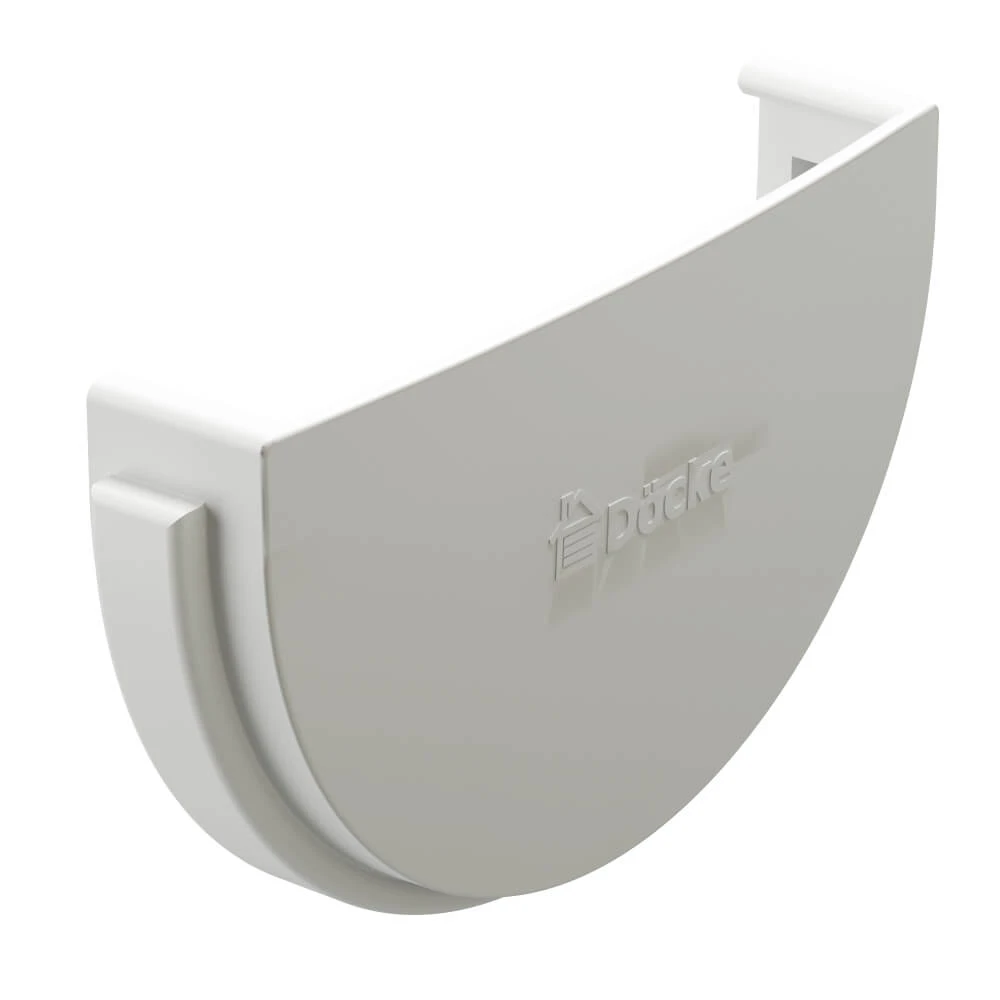 Заглушка желоба Docke Standard 18 Белый
